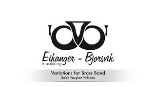 EikangerBjørsvik Musikklag  Variations for Brass Band Vaughan Williams [upl. by Elleval]