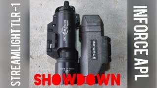 Streamlight TLR1 vs Inforce APL [upl. by Lorre682]