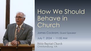 How To Behave In Church  Rev James Cockram [upl. by Melnick289]