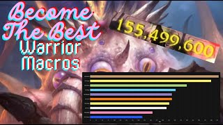 Warrior Macros Used By 1 Raiders Hardcore Classic Wow [upl. by Anelrahc170]