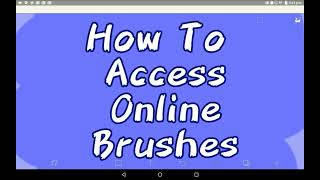 How To Access Online Brushes  Ibis Paint X Tutorial [upl. by Wong]