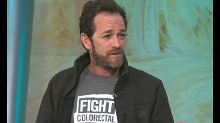 Luke Perry talks Riverdale Fight Colorectal Cancer and more [upl. by Eyllib]