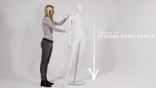 Assembly Instructions for a Mannequin [upl. by Eanahc]