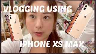 VLOG USING IPHONE XS MAX TAGALOG vlog [upl. by Wini]