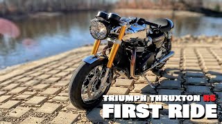 Triumph Thruxton RS Chrome Edition  First Ride [upl. by Oal]