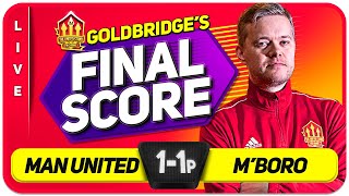 GOLDBRIDGE Manchester United 11 Middlesbrough Match Reaction [upl. by Adnauqahs702]