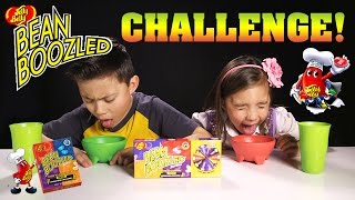 BEAN BOOZLED CHALLENGE Super Gross Jelly Belly Beans [upl. by Nadaha855]