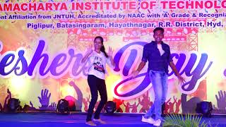 Killer dancing performance  AITS Hyderabad Freshers Day [upl. by Tal]