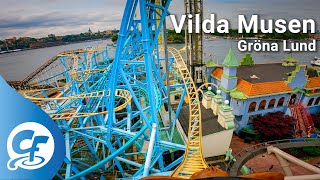 Vilda Musen front seat onride 5K POV 60fps Gröna Lund Grona Lund [upl. by Skell]