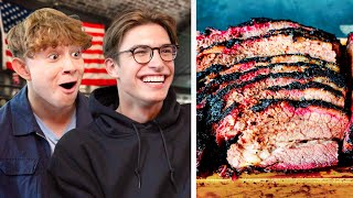 British College Students try American BBQ for the first time [upl. by Amii707]