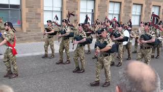 The Black Watch play quotThe Atholl Highlanders amp The Glendaruel Highlandersquot Perth 2018 4KUHD [upl. by Landre724]