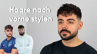 Haare nach vorne stylen wie EliasN97  Haarstyling Tutorial French Crop [upl. by Rayham]