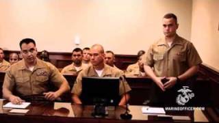 Roles in the Corps Serving as a Marine Judge Advocate [upl. by Simone875]