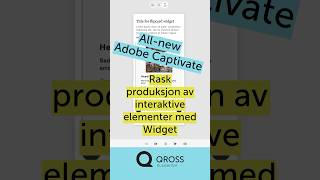 Allnew Adobe Captivate – interaktive funksjoner [upl. by Swart]