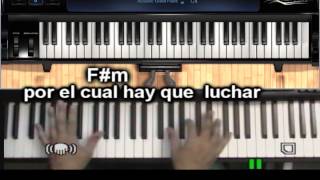 sin dolor lilly goodman verse with lyrics  tutorial piano [upl. by Ettenay89]