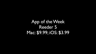 Reeder 5 iOS and Mac [upl. by Rimhsak]