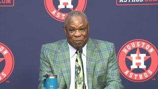 Dusty Baker hopes to find a new calling after retiring as Astros manager [upl. by Htyderem]