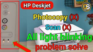 hp deskjet 2332 me light blinking solution  hp deskjet 2332 power light blinking solve problem 2023 [upl. by Ayar]