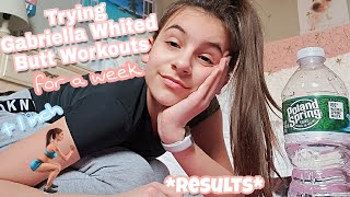 I tried Gabriella Whiteds Workouts for a week results [upl. by Salita]