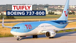 TRIP REPORT  TUIFLY Boeing 737800 ECONOMY  Dusseldorf  Tenerife South [upl. by Metsky]