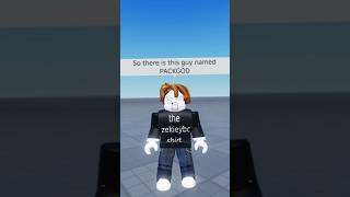 Packgod is bad at roasting people but in roblox [upl. by Zaccaria]