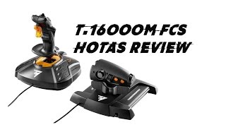 Ralfis Alley Thrustmaster T16000M FCS HOTAS Review [upl. by Carrington]