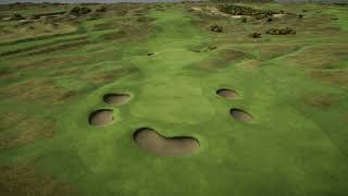 Royal Portrush  Hole 13 TrackMan Virtual Indoor Golf Preview [upl. by Ralfston]