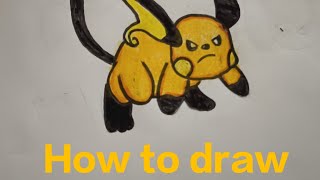 how to draw raichu drawing [upl. by Yankee56]