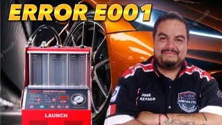 como quitar el error E001 en laboratorio Launch CNC602A [upl. by Eidoow]