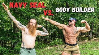 How Fit Are Bodybuilders  Bodybuilder Vs Navy SEAL [upl. by Adnahsed997]