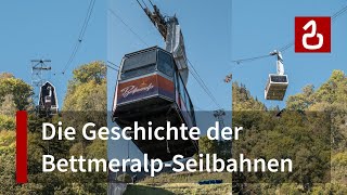 Luftseilbahnen Betten  Bettmeralp  Drei Klassiker von Habegger in der Aletscharena [upl. by Shafer]