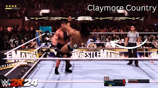 WWE2k24  Brock Lesnar Vs Drew McIntyre  Conquer The Beast Challenge [upl. by Nesila]