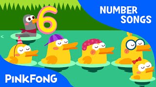 Six Little Ducks  Number Songs  PINKFONG Songs for Children [upl. by Erait]