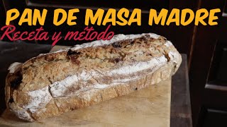 Cómo Hacer Pan de Masa Madre en 7 Simples Pasos  Detalles Consejos Receta y Método [upl. by Hola]