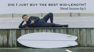 Did I just buy the BEST MIDLENGTH SURFBOARD  Shred Session Ep5 [upl. by Ahsikan]