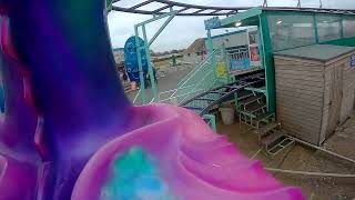 John amp Coleen Ropers Sea Dragon Big Country Motioneering Mini Coaster onride [upl. by Nhguaved]