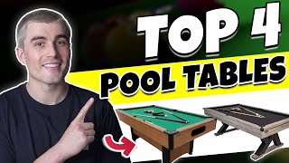 Top 4 Pool Tables of 2024 Ultimate Buying Guide [upl. by Acinomahs]