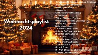 Weihnachtslieder im gemütlichen Kaminzimmer  Weihnachtsplaylist  Weihnachtsmusik mit 4k Videos 🎅🎄🤶 [upl. by Niret]