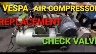 Vespa air compressor replacement check valve [upl. by Bourne]