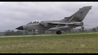 HNIOXOS 2023 Andravida airforce base GreeceItalian Air Force Tornado Aircraft [upl. by Dewar107]