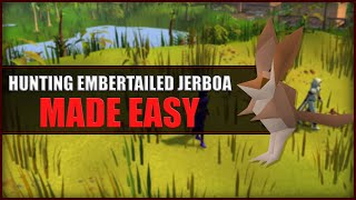 Quick Guide to Hunting Embertailed Jerboa in OSRS  Hunter Guide  Hunters Rumours [upl. by Einalam]