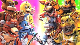 SFM FNaF Movie Animatronics vs Demented [upl. by Recnal564]