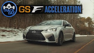 How Fast is the Lexus GS F 467HP  Acceleration Test Review [upl. by Novrej]