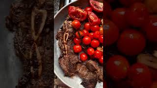 How to make Tbone steak with tomatoes  Chef Ali Mandhry [upl. by Sal]