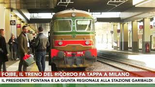 Foibe il treno del ricordo fa tappa a Milano [upl. by Kee295]