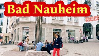 Bad Nauheim City Germany 🇩🇪 Walking tour 4k video [upl. by Finbar]