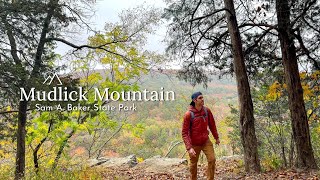 Hiking Mudlick Mountain at Sam A Baker State Park  Hiking Missouri [upl. by Pamella]