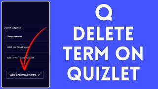 How to Delete Term on Quizlet 2024  Remove Term on Quizlet [upl. by Afatsuom]