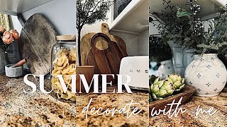 Summer Kitchen Decorate with Me 2024 [upl. by Tab939]