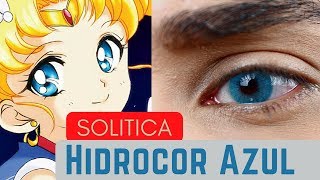 Solotica Hidrocor Azul  Blue Contacts Review [upl. by Hambley]